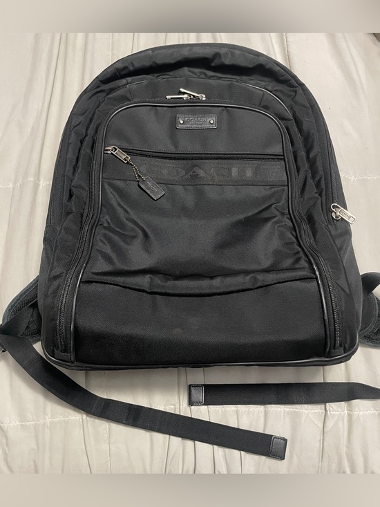 Coach Handbags - Coach Y2K Black Nylon Backpack with Silver Hardware unisex